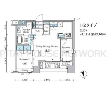  間取り図写真