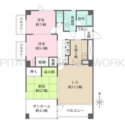 間取図(平面図)