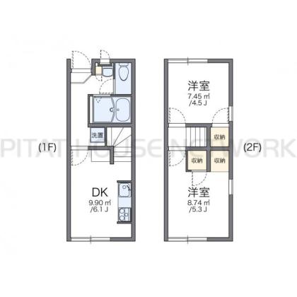 代表的な間取のため実際の間取とは異なる場