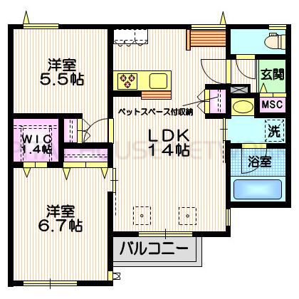間取図(平面図)