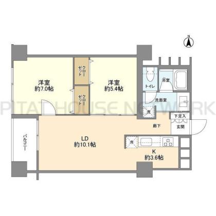  間取り図写真
