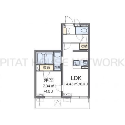 代表的な間取のため実際の間取とは異なる場