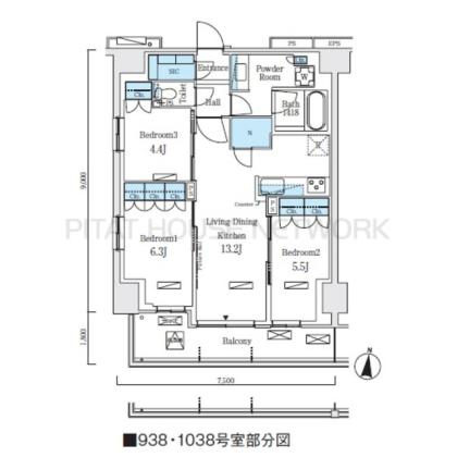  間取り図写真