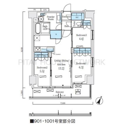  間取り図写真