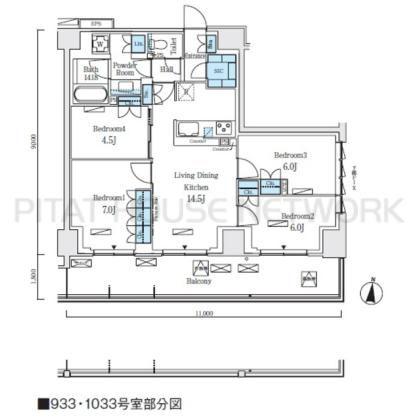  間取り図写真