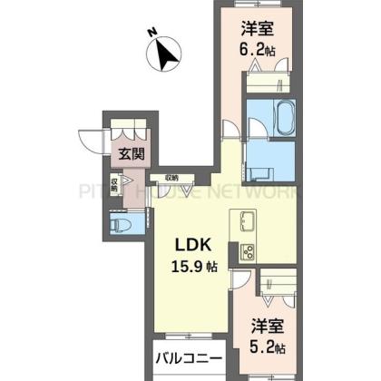 広いリビングと多数の収納が大容量♪