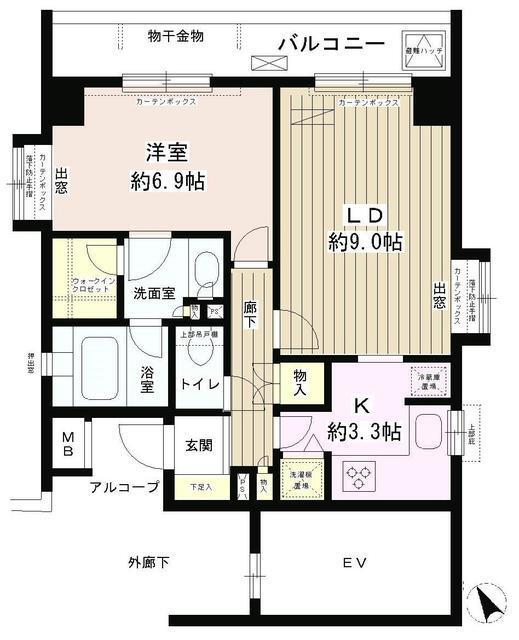 パーク・ネスタ落合（505） 間取り図画像