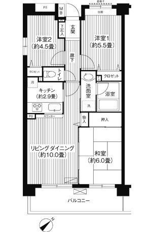 間取図(平面図)