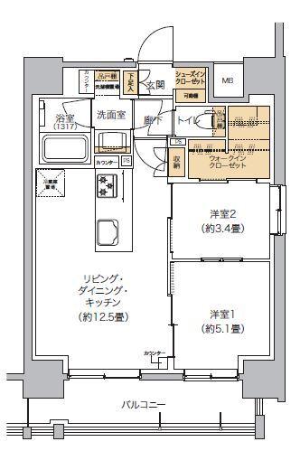 間取図(平面図)