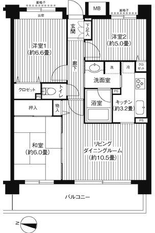 間取図(平面図)