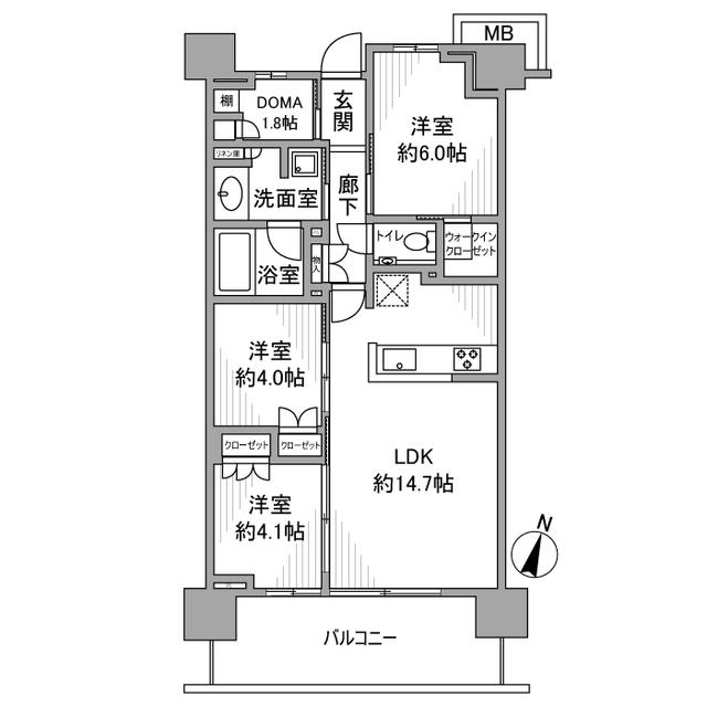 間取図(平面図)