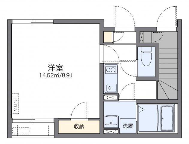 代表的な間取のため実際の間取とは異なる場