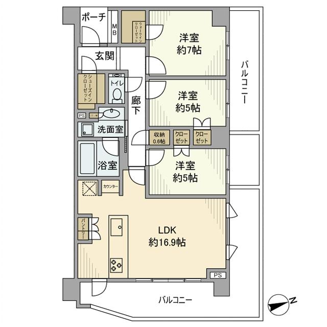 間取図(平面図)