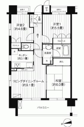 間取図(平面図)
