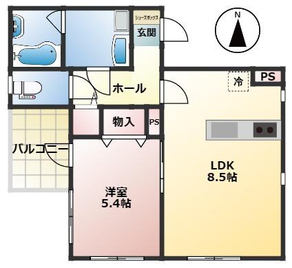 使い勝手の良い１LDKです。