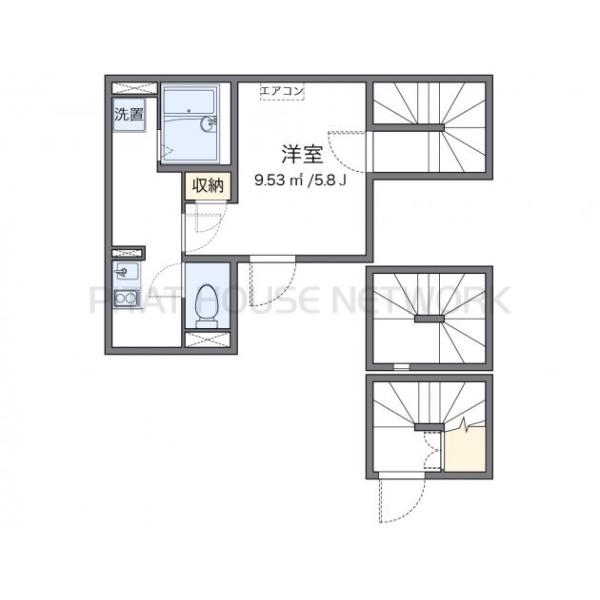 代表的な間取のため実際の間取とは異なる場