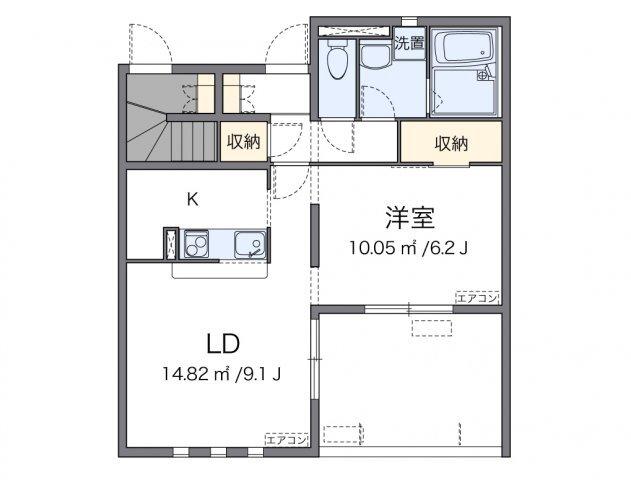 代表的な間取のため実際の間取とは異なる場