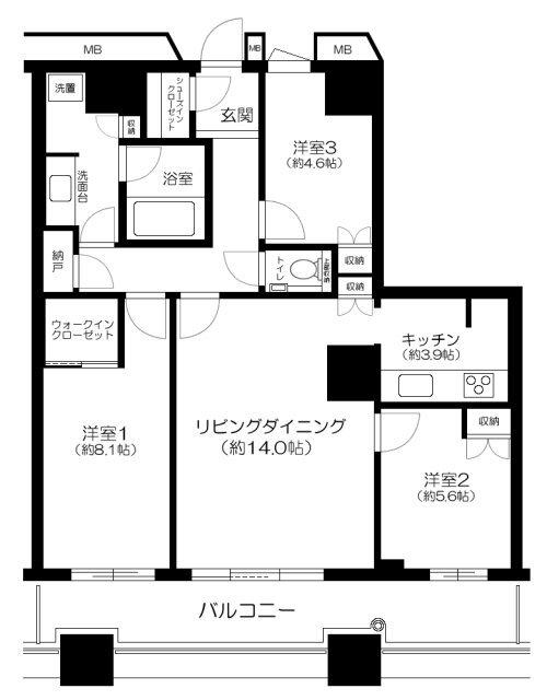 間取図(平面図)