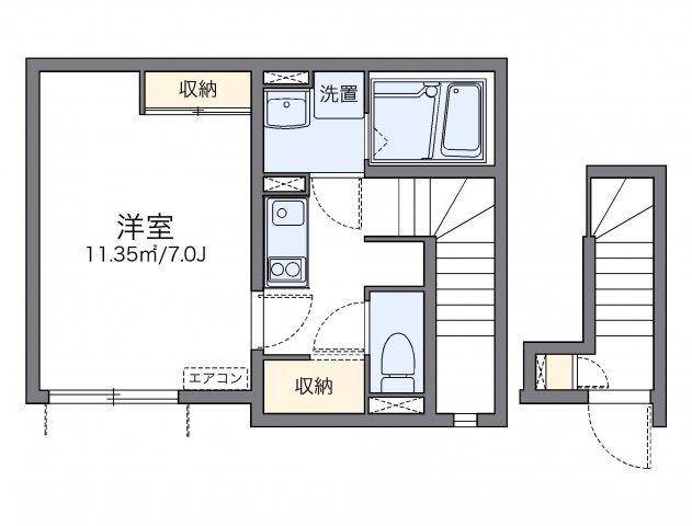 代表的な間取のため実際の間取とは異なる場