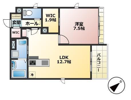 物件の間取り図です。