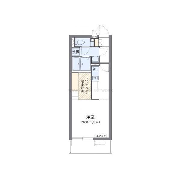 代表的な間取のため実際の間取とは異なる場