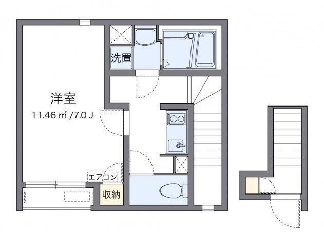 代表的な間取のため実際の間取とは異なる場