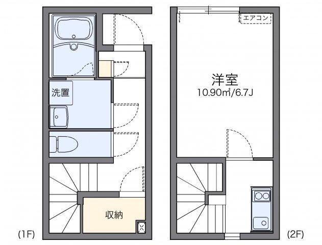 代表的な間取のため実際の間取とは異なる場