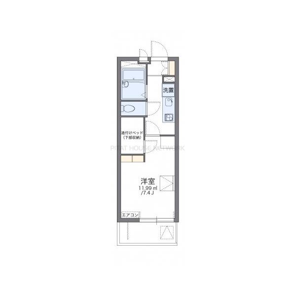 代表的な間取のため実際の間取とは異なる場