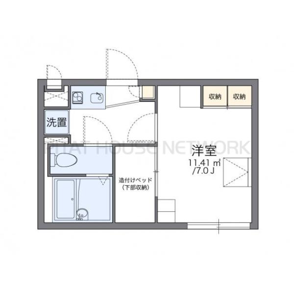 代表的な間取のため実際の間取とは異なる場