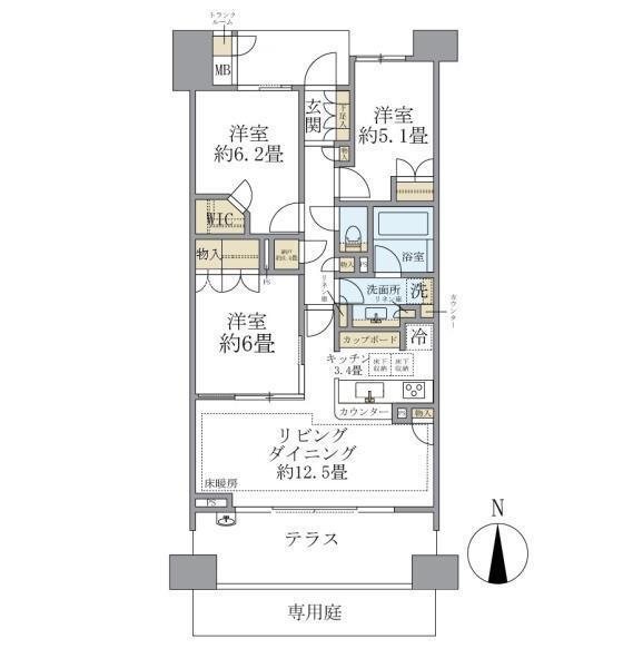 間取図(平面図)