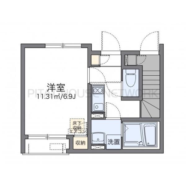 代表的な間取のため実際の間取とは異なる場