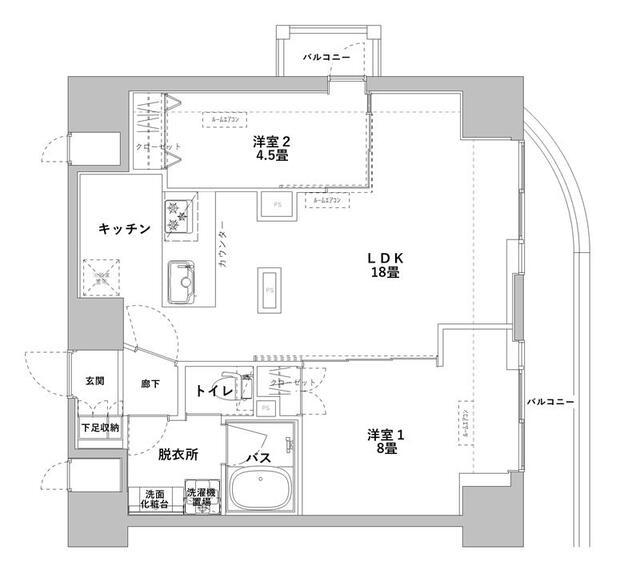 間取図(平面図)