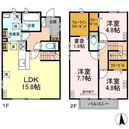  間取り図写真