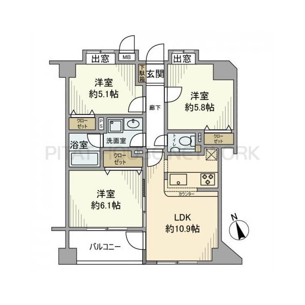間取図(平面図)