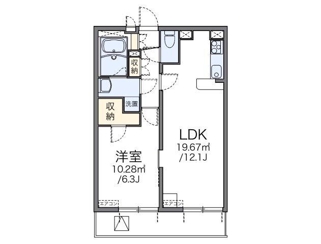 代表的な間取のため実際の間取とは異なる場