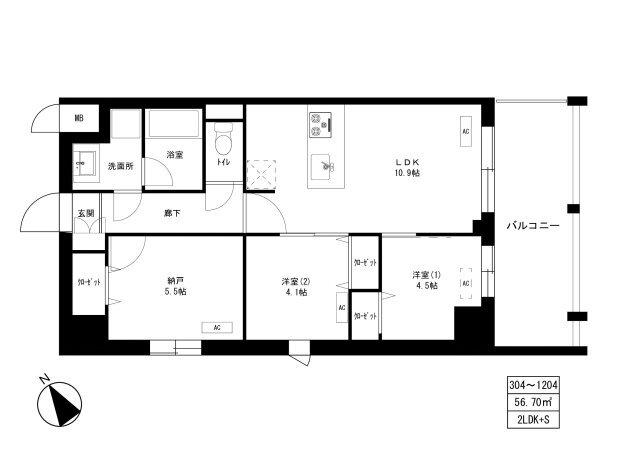 間取図(平面図)