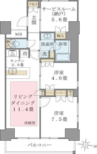 間取図(平面図)