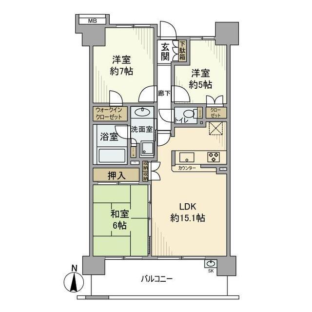 間取図(平面図)