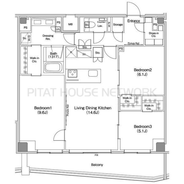 間取図(平面図)