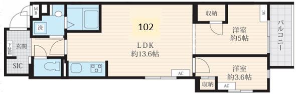 間取図(平面図)