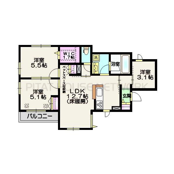 間取図(平面図)