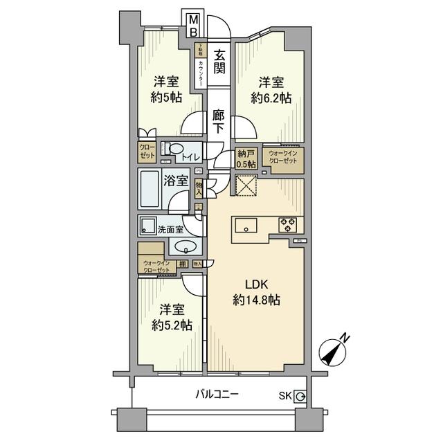 間取図(平面図)