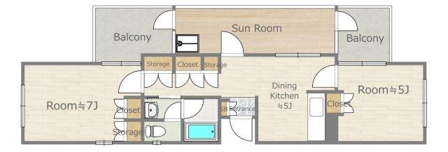 間取図(平面図)