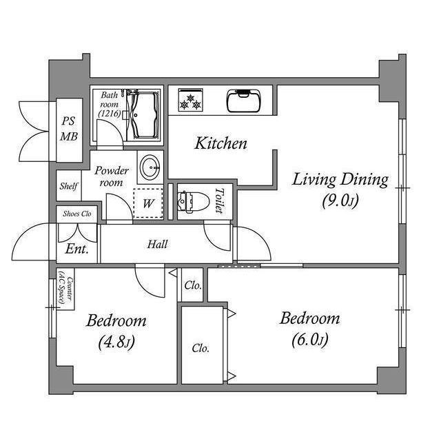 間取図(平面図)