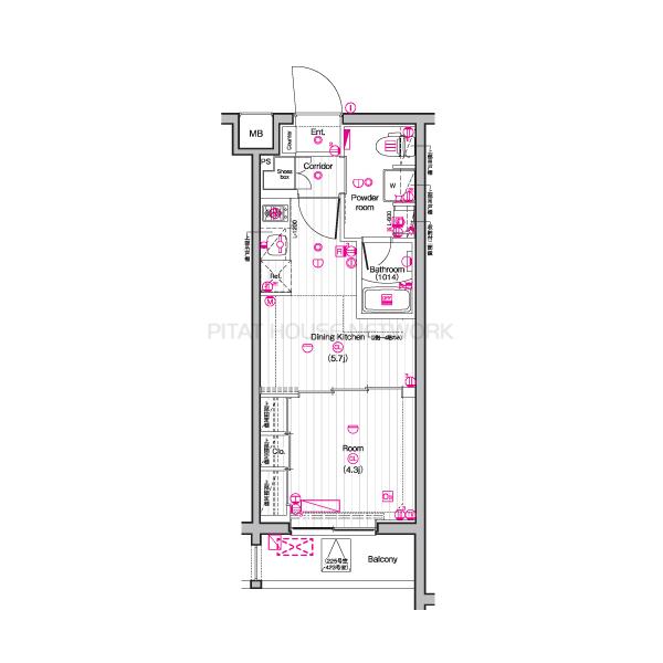 間取図(平面図)