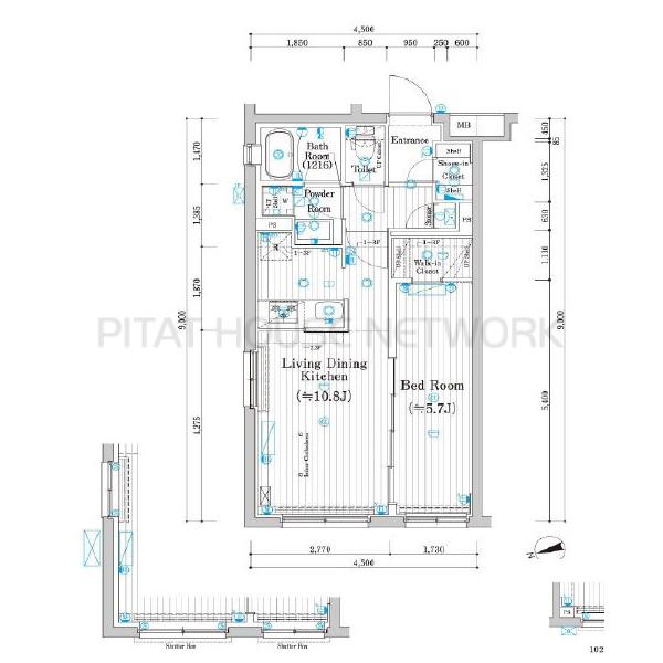 間取図(平面図)