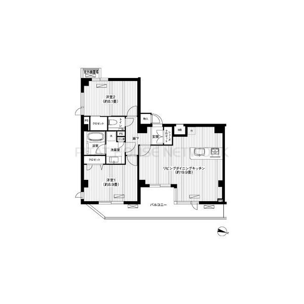 間取図(平面図)