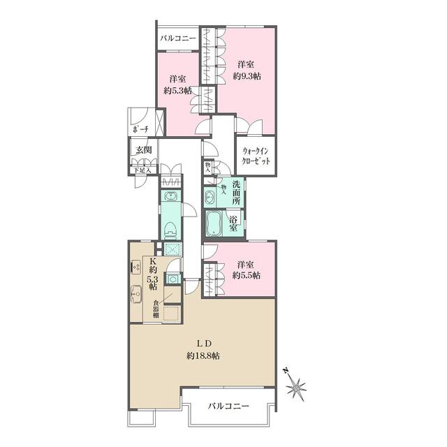 間取図(平面図)