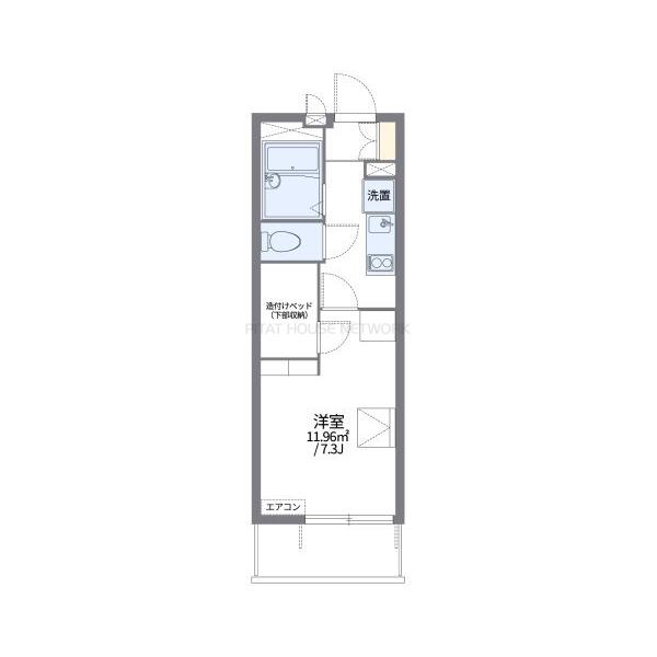 代表的な間取のため実際の間取とは異なる場