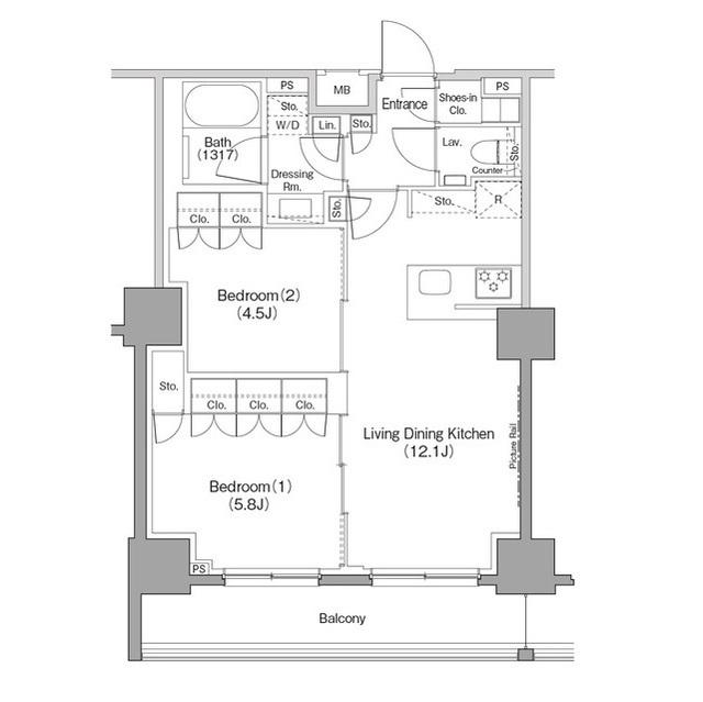 間取図(平面図)